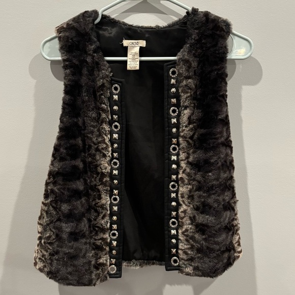 Cache Jackets & Blazers - Caché Fur Vest